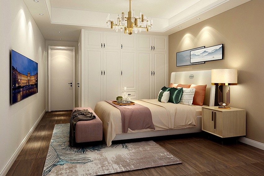 135平現代輕奢裝修效果圖[大連-高新園區(qū)-舜山府]