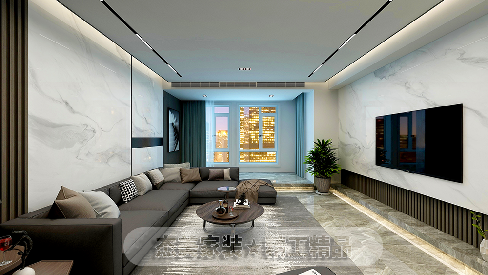 160m2魯能拂海園大連家裝案例